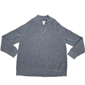 L.L. BEAN ORGANIC COTTON 1/4 ZIP XXL
